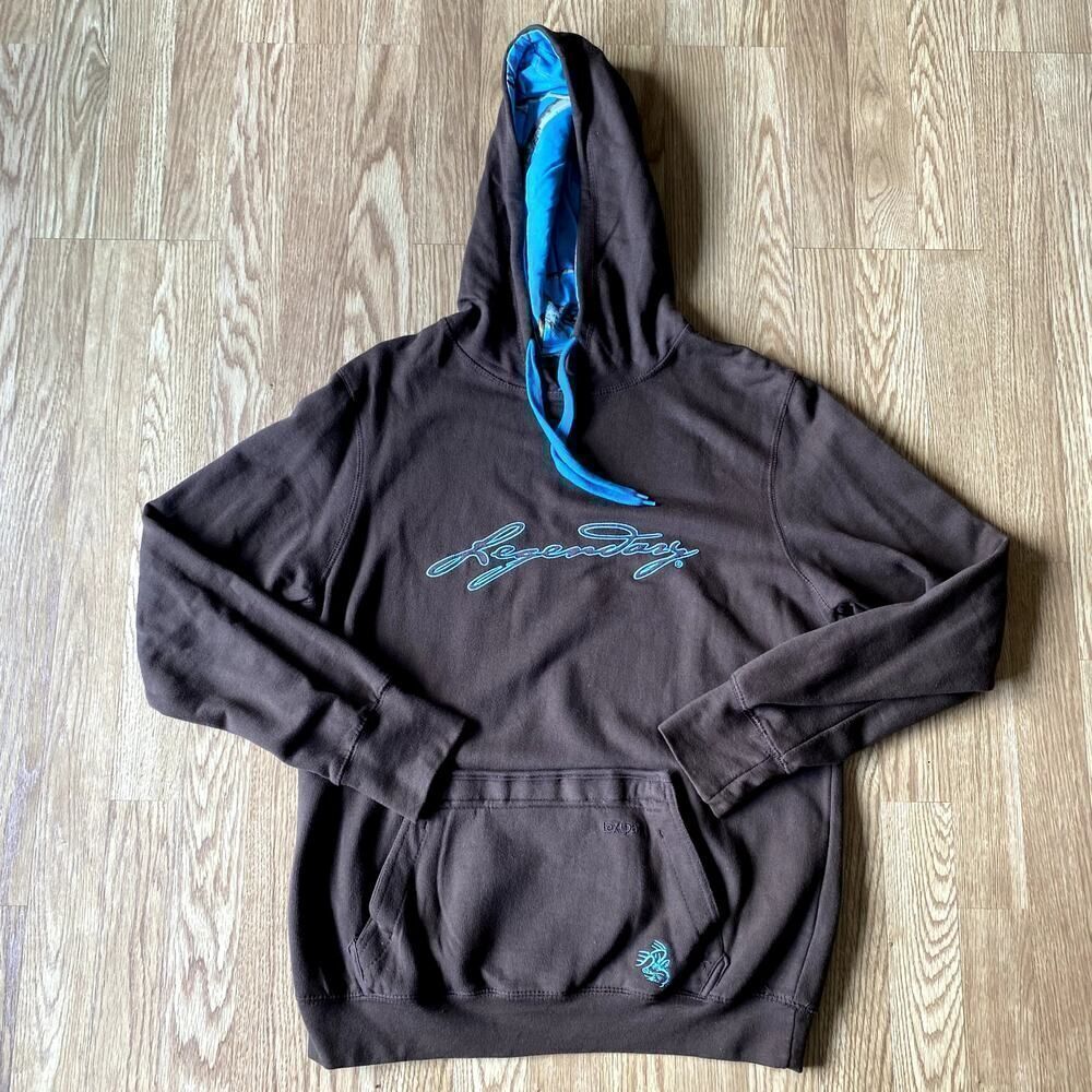Legendary Whitetails Hoodie with Tech Texting Pocket Brown Medium